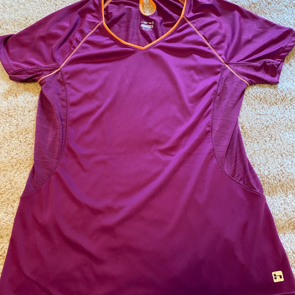 Hind orange and Purple Fitted Short Sleeve Tee